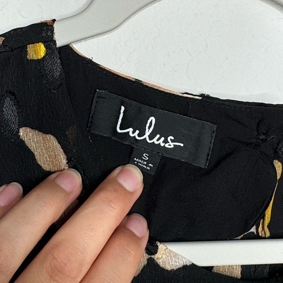 Lulu's‎ Sleeveless Floral Overlay Jumpsuit- Sz S - Picture 11 of 12